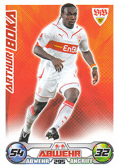 Arthur Boka VfB Stuttgart 2009/10 Topps MA Bundesliga #295